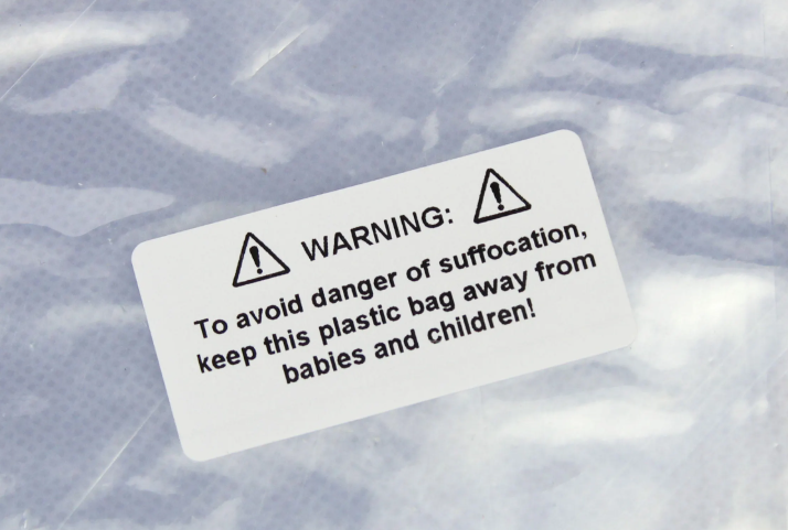 Non-Compliant Polybag Warnings
