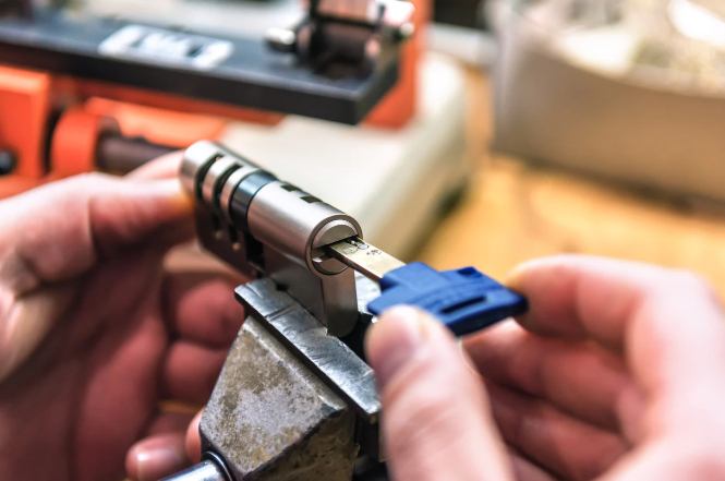 High-Security Lock Cylinder Mechanism Inspection