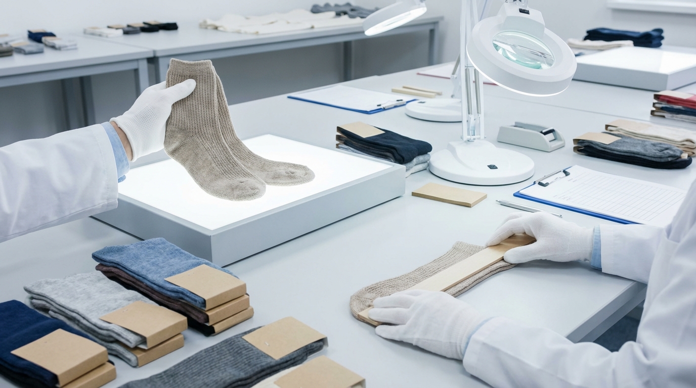 Socks Pre-Shipment Inspection: Professional Standards for Workmanship, Pairing & Sizing