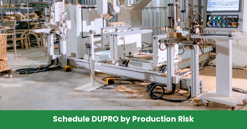 When to Schedule DUPRO: Use Production Risk, Not a Fixed Percentage
