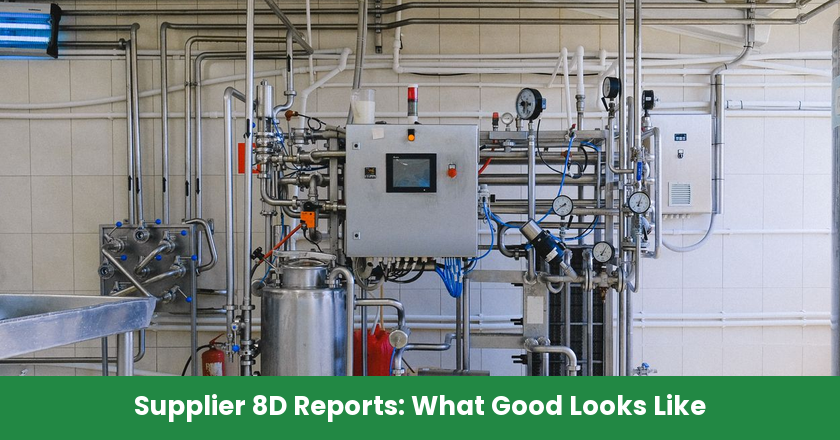 8D Report for Supplier Defects: What a Good Response Looks Like
