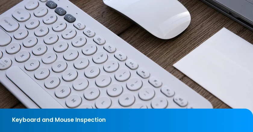 Keyboard and Mouse Quality Inspection: Key Actuation, Button Mapping, Wireless Pairing, Battery Drain, Finish, and Packaging