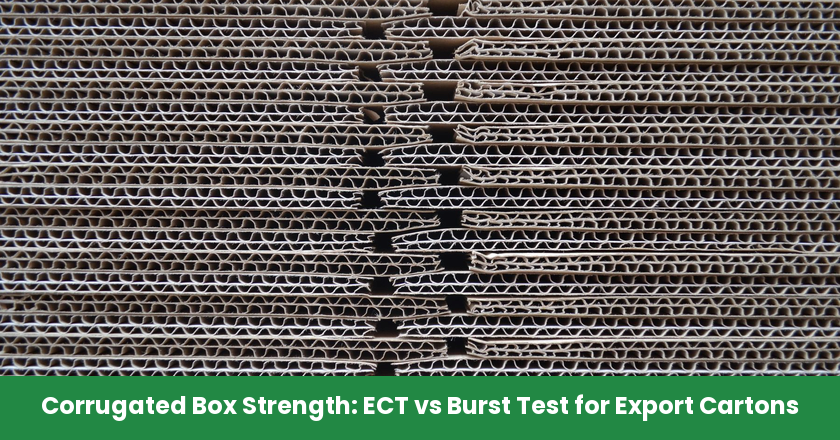 Corrugated Box Strength: ECT vs Burst Test for Export Cartons