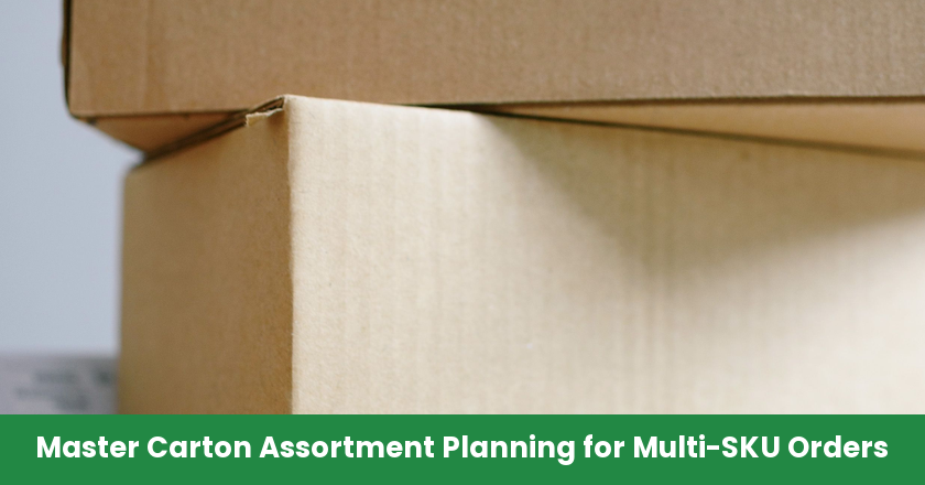 Master Carton Assortment Planning for Multi-SKU Orders