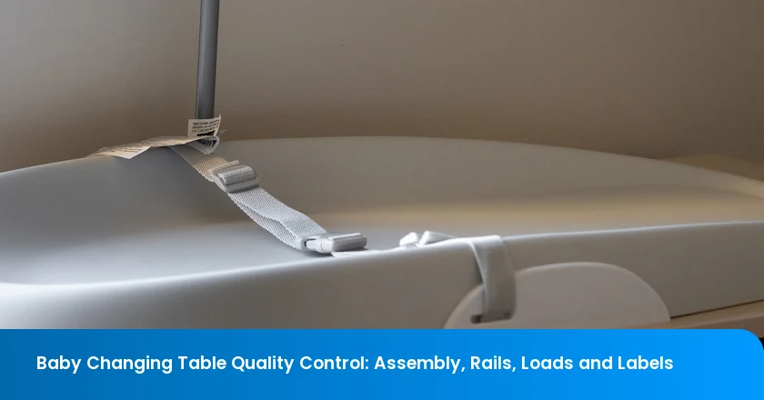 Baby Changing Table Quality Control: Assembly, Rails, Loads and Labels