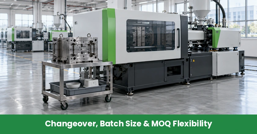 Changeover Time and Batch Size: What They Reveal About MOQ Flexibility