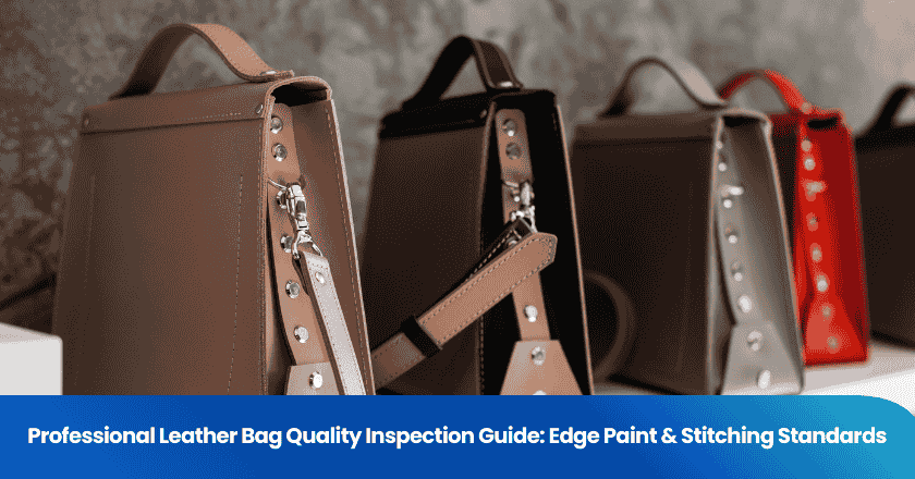 Professional Leather Bag Quality Inspection Guide: Edge Paint & Stitching Standards