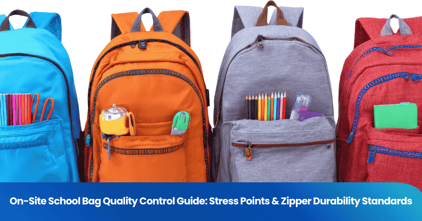 On-Site School Bag Quality Control Guide: Stress Points & Zipper Durability Standards