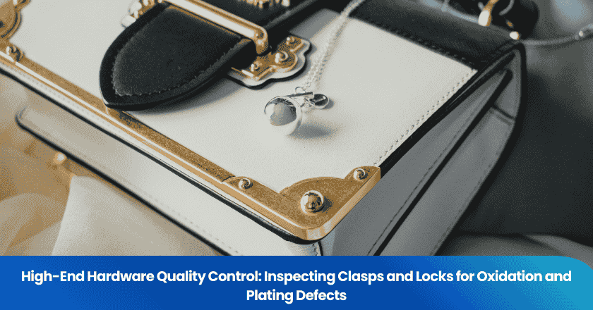 High-End Hardware Quality Control: Inspecting Clasps and Locks for Oxidation and Plating Defects