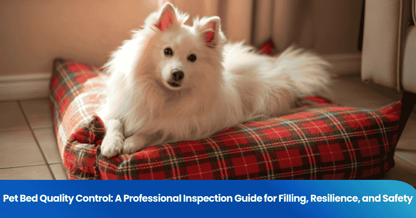 Pet Bed Quality Control: A Professional Inspection Guide for Filling, Resilience, and Safety