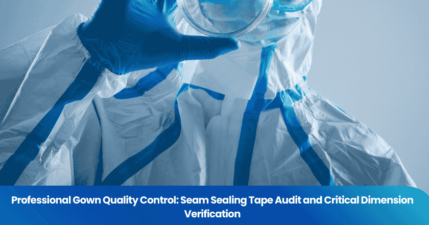 Professional Gown Quality Control: Seam Sealing Tape Audit and Critical Dimension Verification