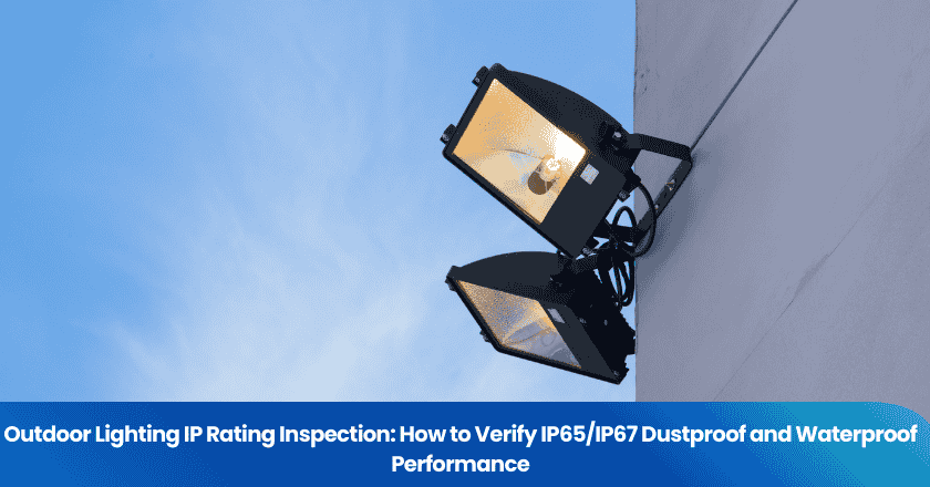 Outdoor Lighting IP Rating Inspection: How to Verify IP65/IP67 Dustproof and Waterproof Performance