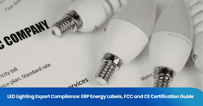 LED Lighting Export Compliance: ERP Energy Labels, FCC and CE Certification Guide