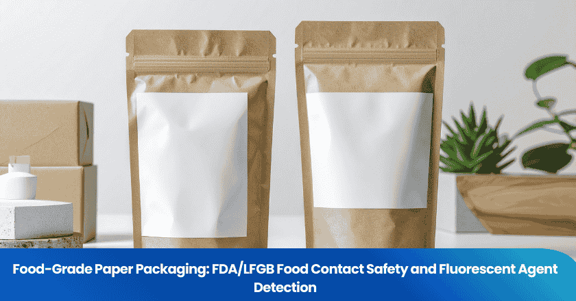 Food-Grade Paper Packaging: FDA/LFGB Food Contact Safety and Fluorescent Agent Detection