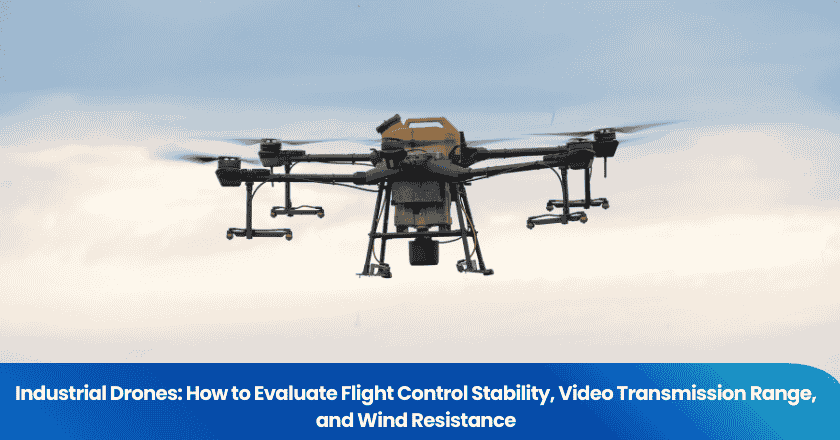 Industrial Drones: How to Evaluate Flight Control Stability, Video Transmission Range, and Wind Resistance