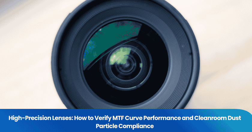 High-Precision Lenses: How to Verify MTF Curve Performance and Cleanroom Dust Particle Compliance