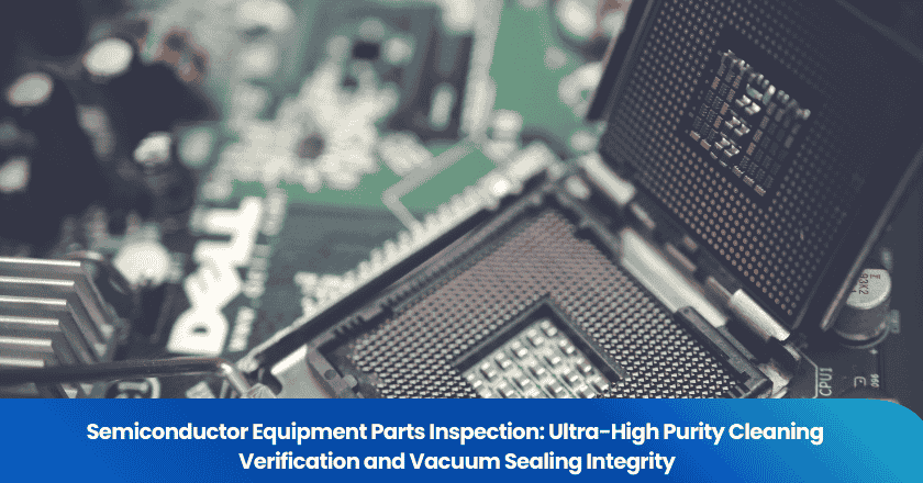 Semiconductor Equipment Parts Inspection: Ultra-High Purity Cleaning Verification and Vacuum Sealing Integrity