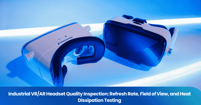 Industrial VR/AR Headset Quality Inspection: Refresh Rate, Field of View, and Heat Dissipation Testing
