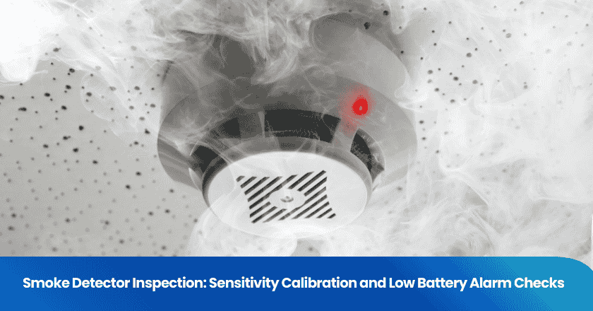Smoke Detector Inspection: What Sensitivity Calibration and Low Battery Alarm Checks Actually Verify