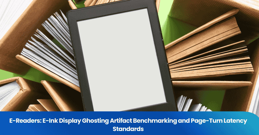E-Readers: E-Ink Display Ghosting Artifact Benchmarking and Page-Turn Latency Standards