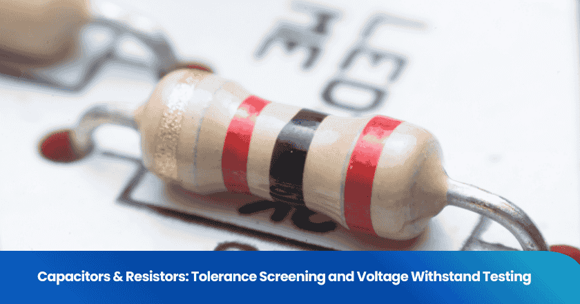 Capacitors & Resistors: Tolerance Screening and Voltage Withstand Testing