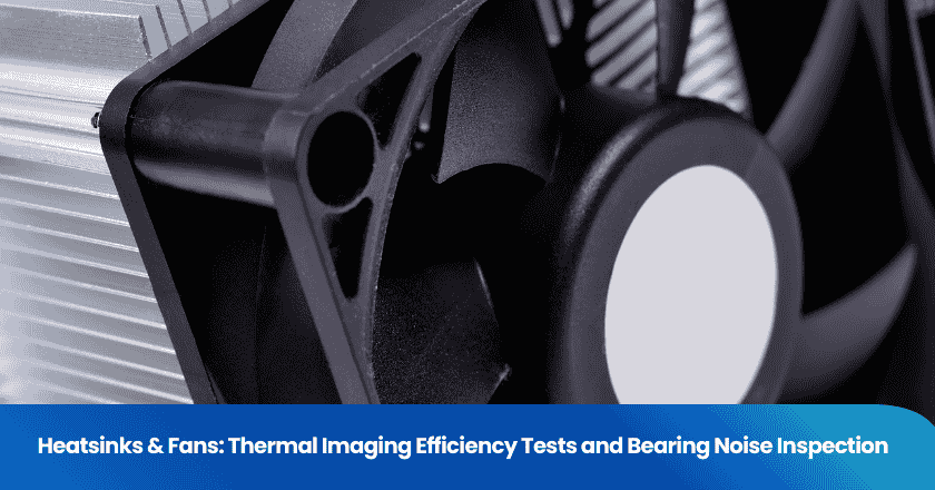 Heatsinks & Fans: Thermal Imaging Efficiency Tests and Bearing Noise Inspection