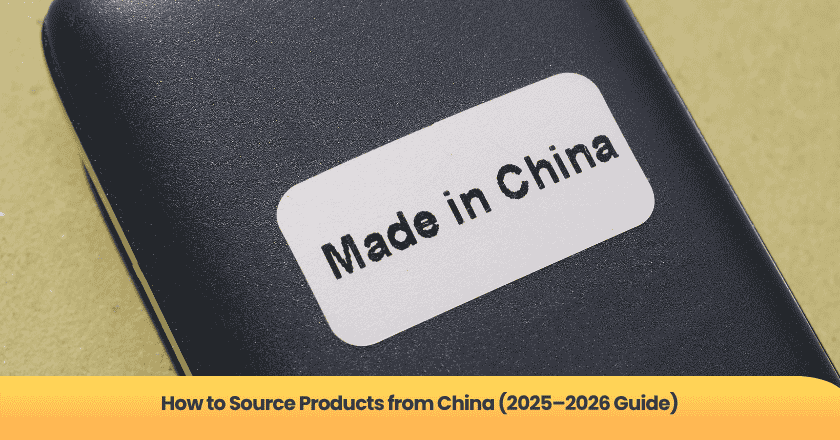 How to Source Products from China (2025–2026 Guide)