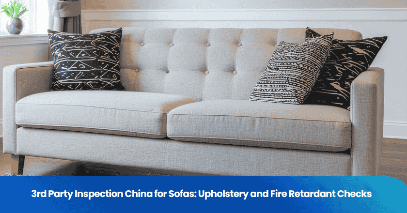 3rd Party Inspection China for Sofas: Upholstery and Fire Retardant Checks