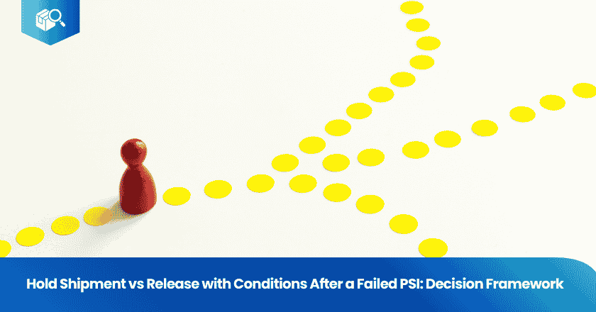 Hold Shipment vs Release with Conditions After a Failed PSI: Decision Framework
