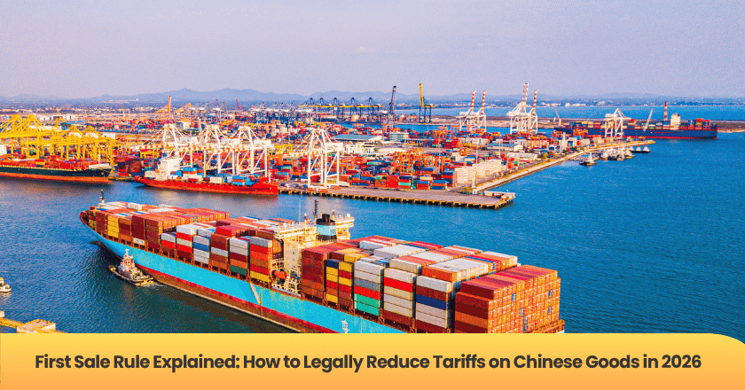 First Sale Rule Explained: How to Legally Reduce Tariffs on Chinese Goods in 2026