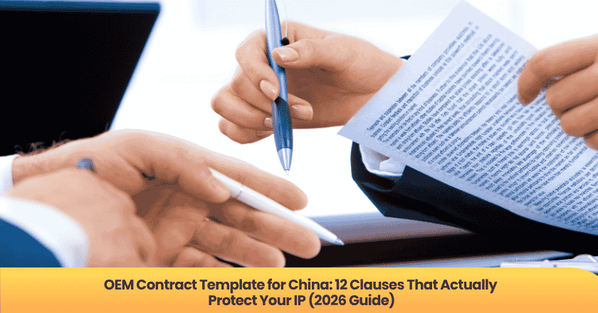 OEM Contract Template for China: 12 Clauses That Actually Protect Your IP (2026 Guide)