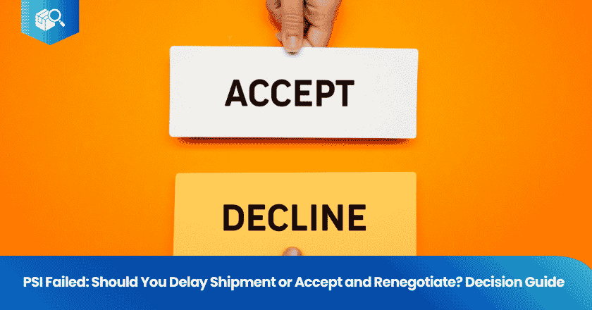 PSI Failed: Should You Delay Shipment or Accept and Renegotiate? Decision Guide