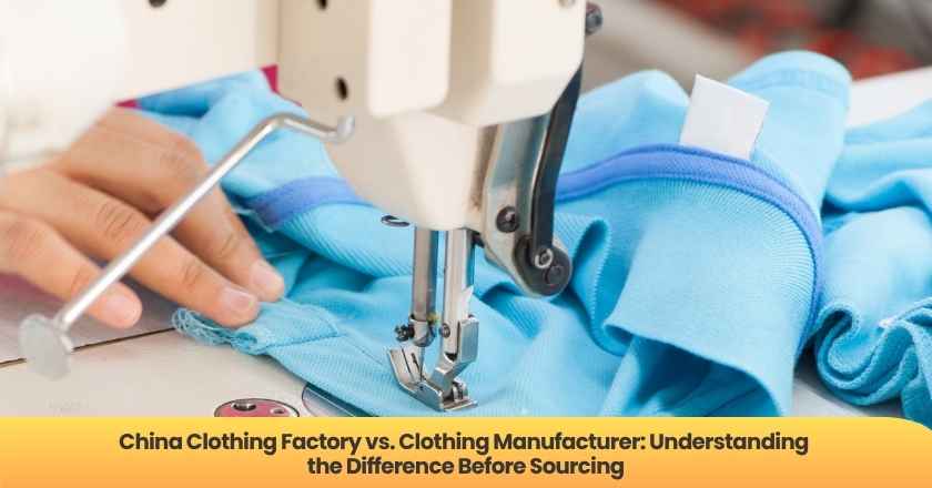 China Clothing Factory vs. Clothing Manufacturer: Understanding the Difference Before Sourcing