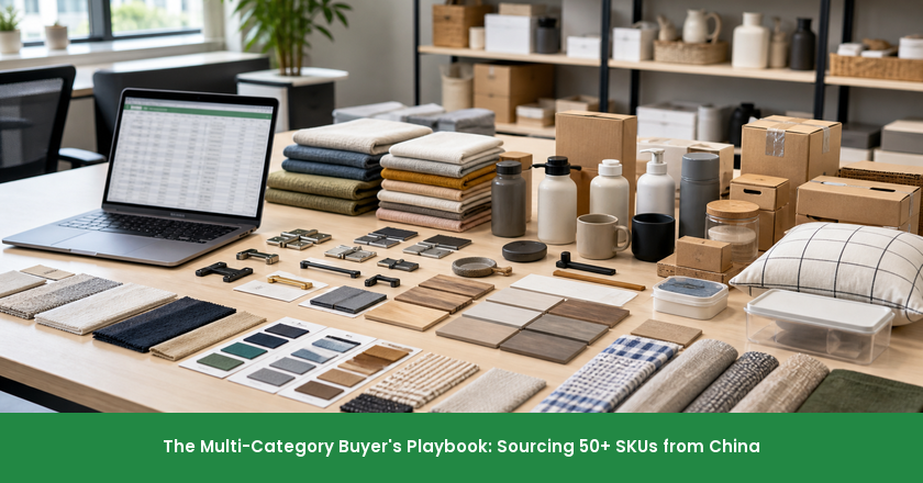 The Multi-Category Buyer's Playbook: Sourcing 50+ SKUs from China