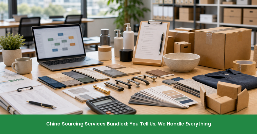 China Sourcing Services Bundled: You Tell Us, We Handle Everything