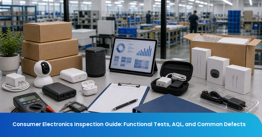 Consumer Electronics Inspection Guide: Functional Tests, AQL, and Common Defects