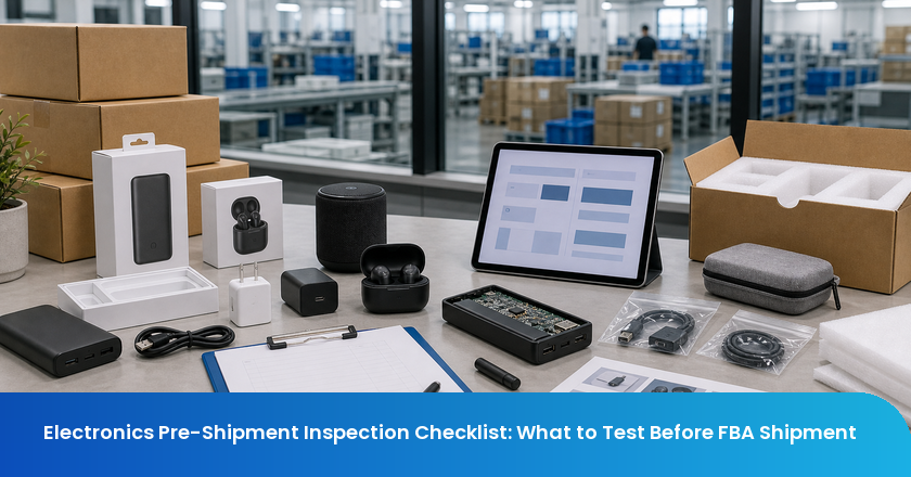 Electronics Pre-Shipment Inspection Checklist: What to Test Before FBA Shipment