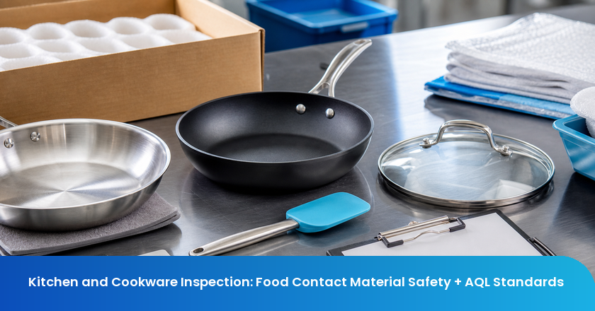 Kitchen and Cookware Inspection: Food Contact Material Safety + AQL Standards