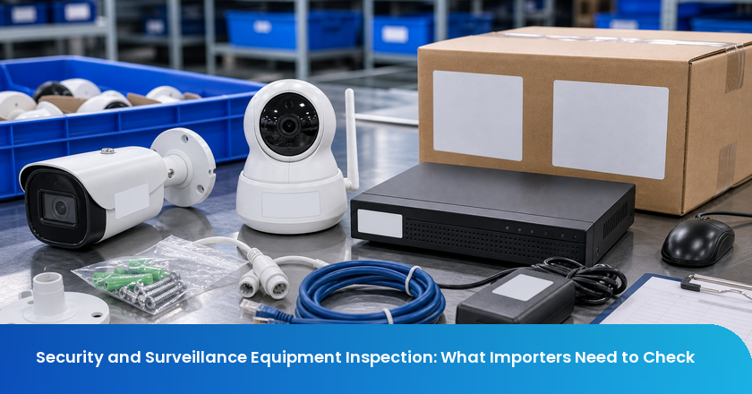 Security and Surveillance Equipment Inspection: What Importers Need to Check