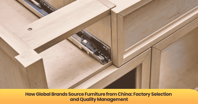 How Global Brands Source Furniture from China: Factory Selection and Quality Management