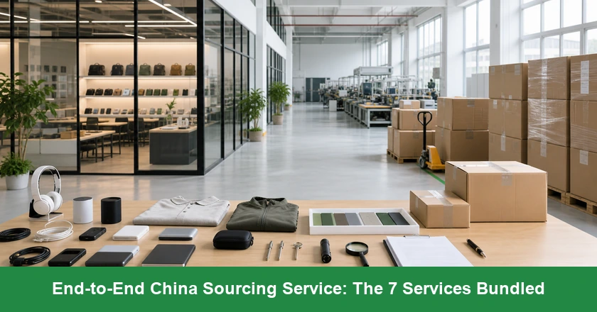 End-to-End China Sourcing Service: The 7 Services Bundled
