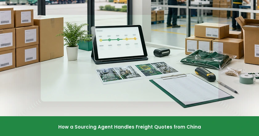 How a Sourcing Agent Handles Freight Quotes from China