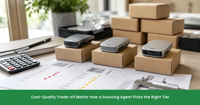 Cost-Quality Trade-off Matrix: How a Sourcing Agent Picks the Right Tier