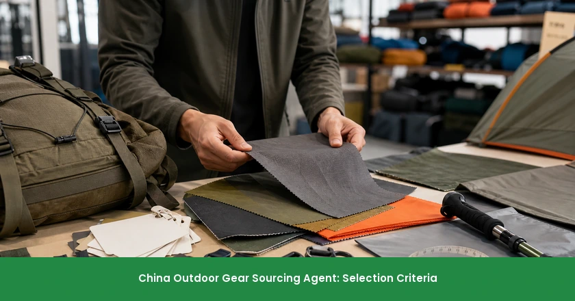 China Outdoor Gear Sourcing Agent: Selection Criteria