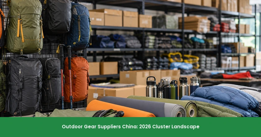 Outdoor Gear Suppliers China: 2026 Cluster Landscape