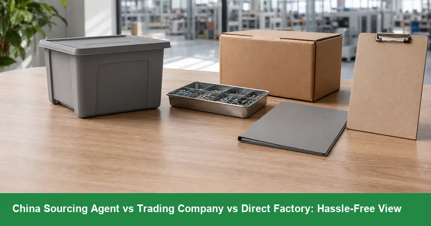 China Sourcing Agent vs Trading Company vs Direct Factory: Hassle-Free View