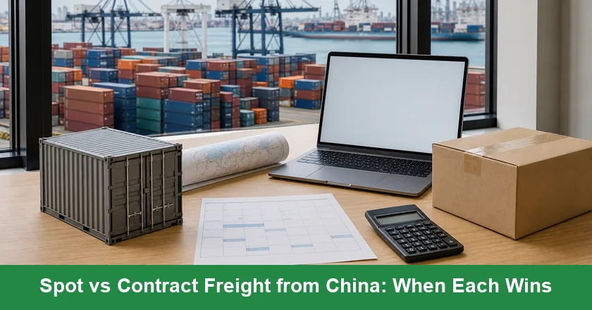 Spot vs Contract Freight from China: When Each Wins