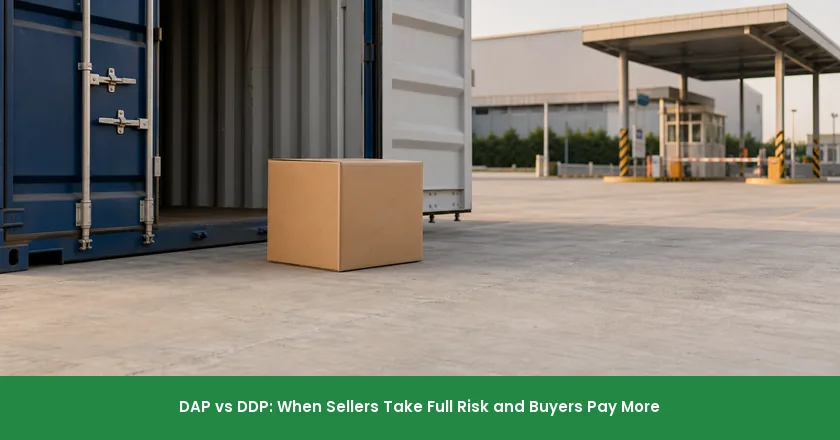 DAP vs DDP: When Sellers Take Full Risk and Buyers Pay More