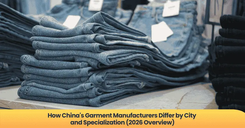 How China's Garment Manufacturers Differ by City and Specialization (2026 Overview)