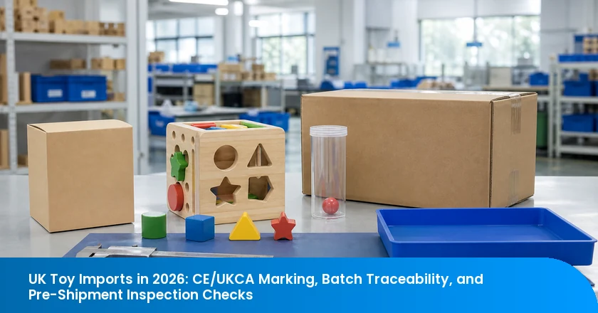 UK Toy Imports in 2026: CE/UKCA Marking, Batch Traceability, and Pre-Shipment Inspection Checks